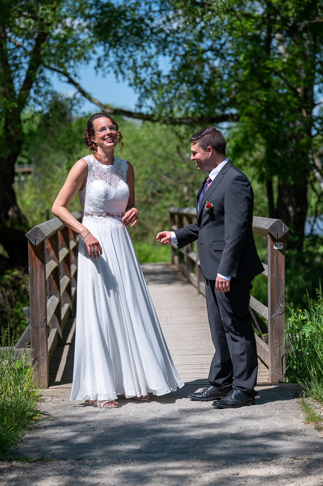 Melanie und Adrian - gute Laune Hochzeitsfotograf aus Burglengenfeld